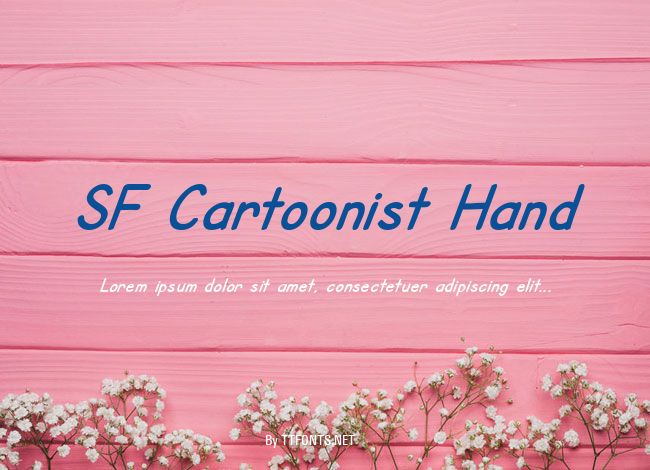 SF Cartoonist Hand example