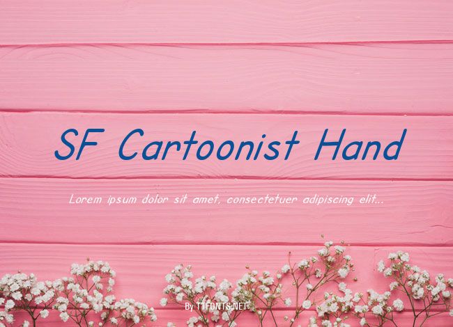 SF Cartoonist Hand example