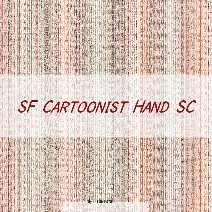 SF Cartoonist Hand SC example