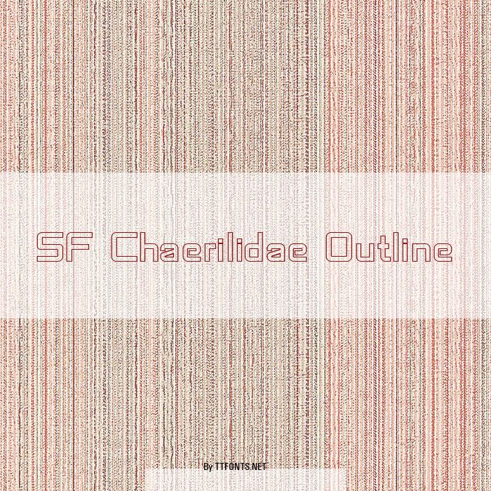 SF Chaerilidae Outline example