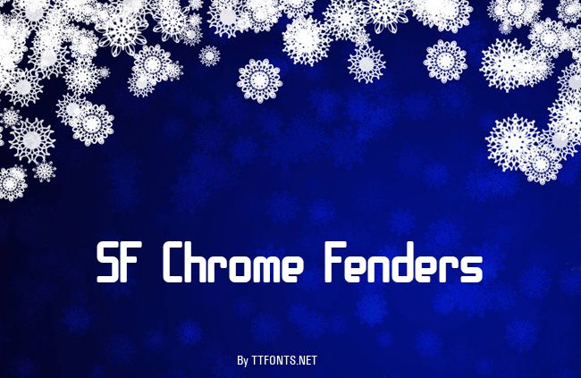 SF Chrome Fenders example