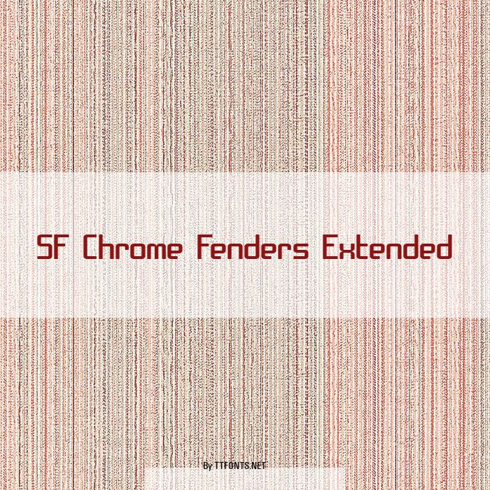 SF Chrome Fenders Extended example