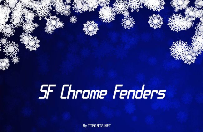 SF Chrome Fenders example
