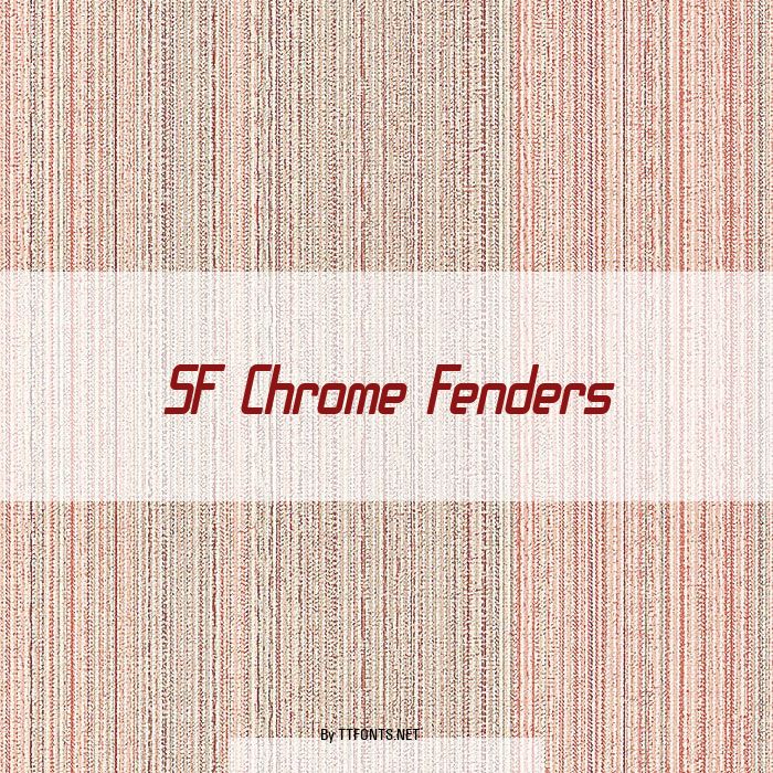 SF Chrome Fenders example