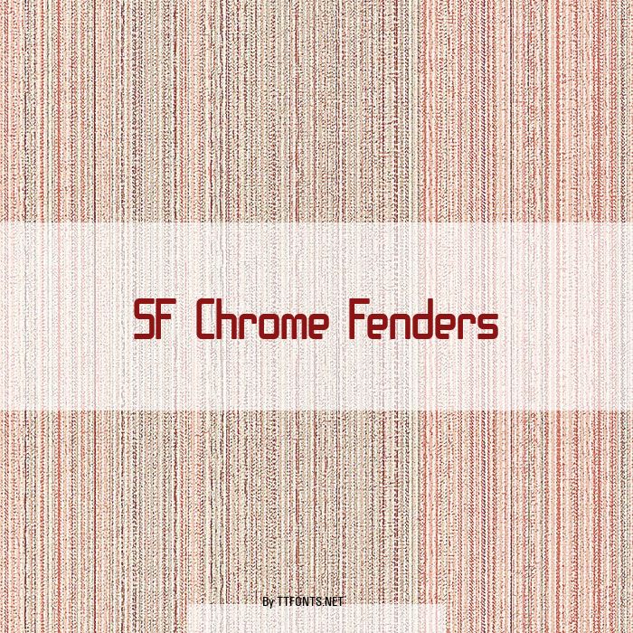 SF Chrome Fenders example