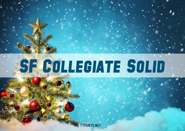 SF Collegiate Solid example