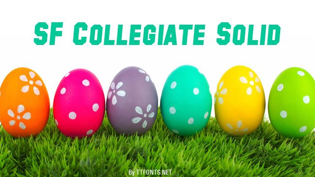 SF Collegiate Solid example