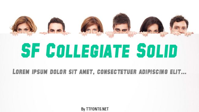 SF Collegiate Solid example