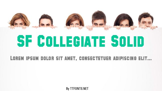 SF Collegiate Solid example