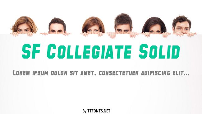 SF Collegiate Solid example