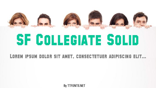 SF Collegiate Solid example