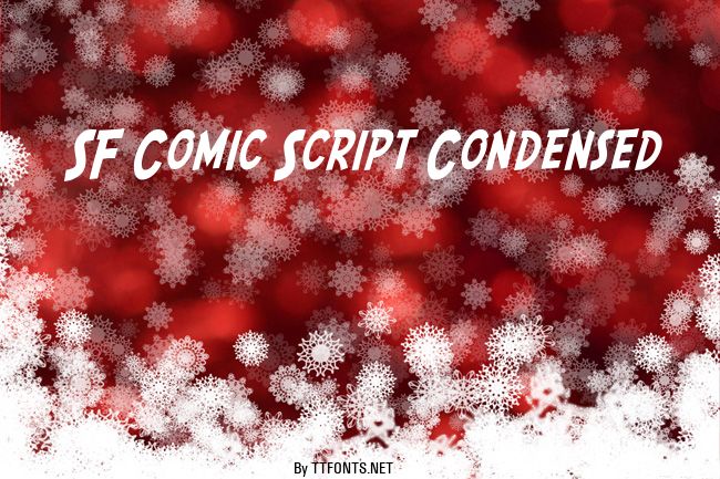 SF Comic Script Condensed example