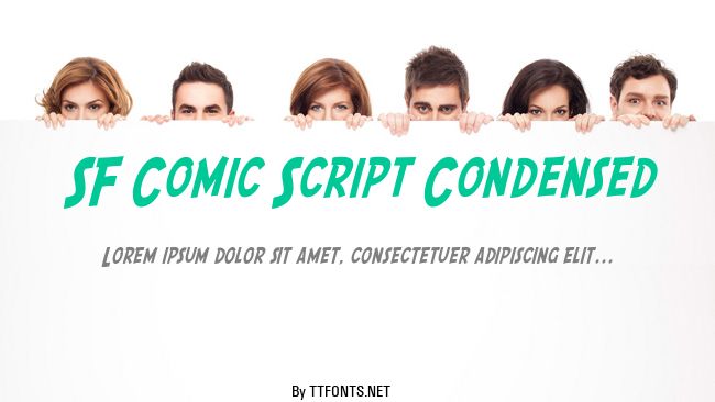 SF Comic Script Condensed example
