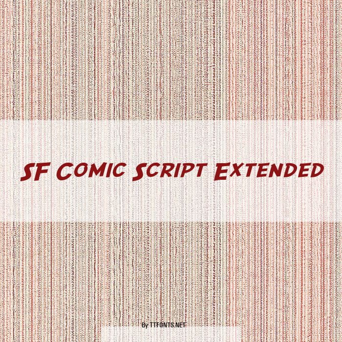 SF Comic Script Extended example