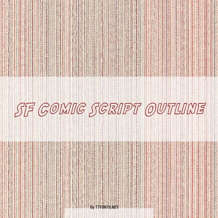 SF Comic Script Outline example
