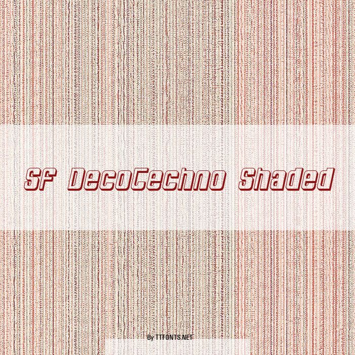 SF DecoTechno Shaded example