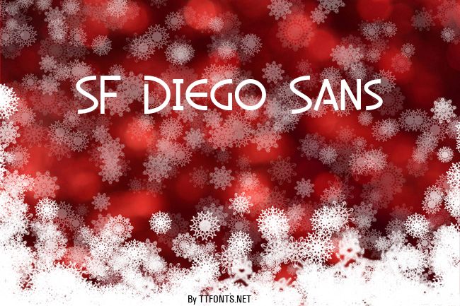 SF Diego Sans example