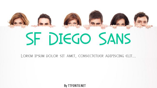 SF Diego Sans example