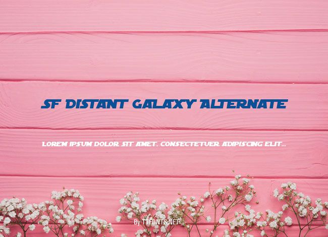 SF Distant Galaxy Alternate example