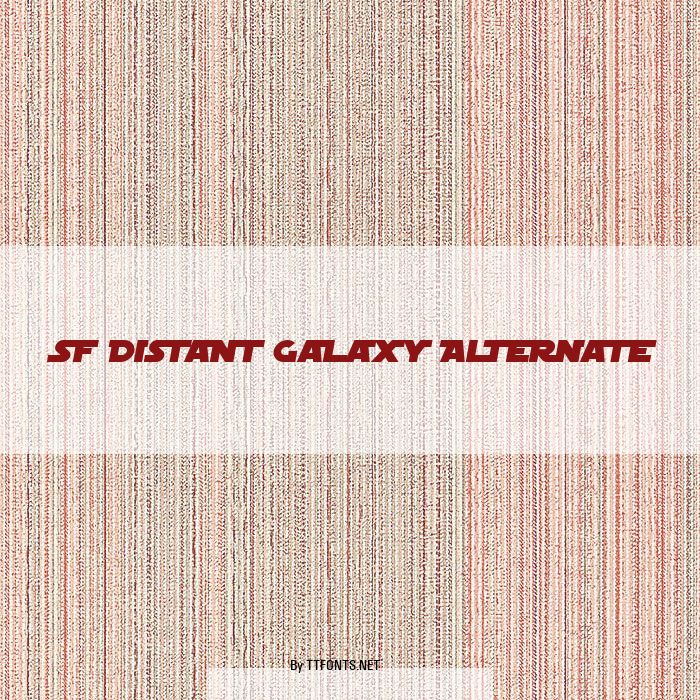 SF Distant Galaxy Alternate example