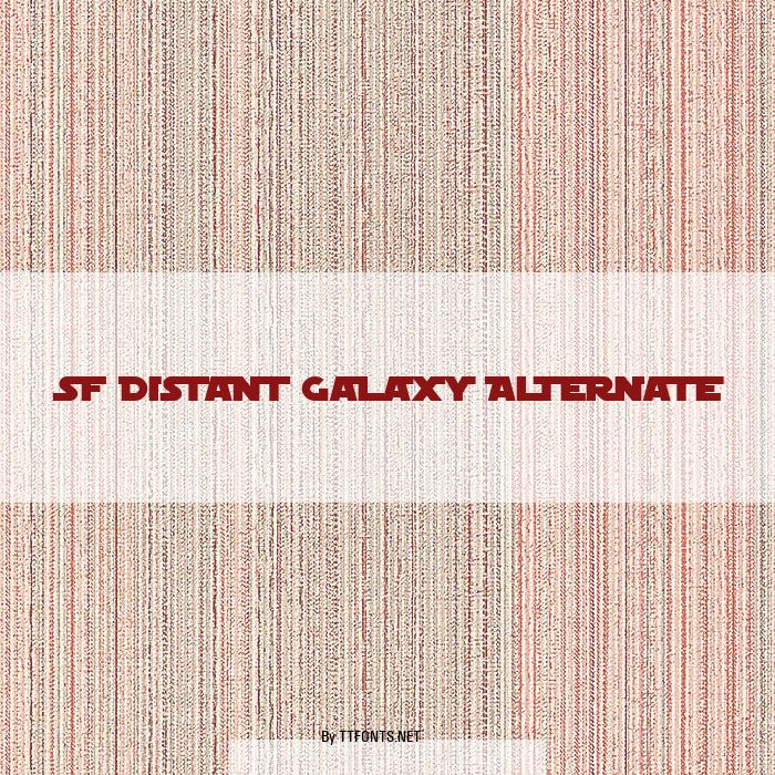 SF Distant Galaxy Alternate example