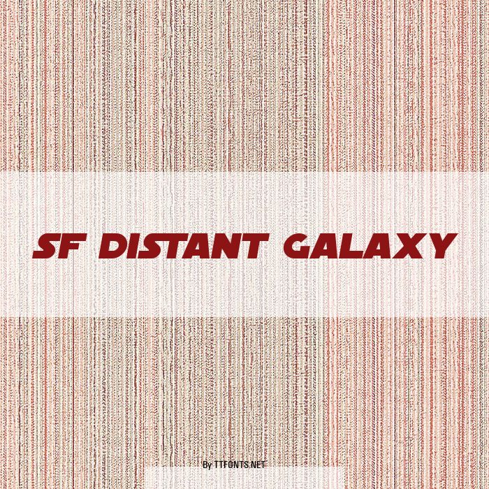 SF Distant Galaxy example