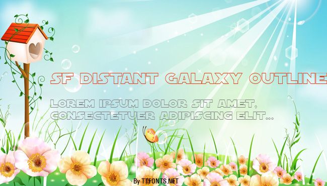 SF Distant Galaxy Outline example