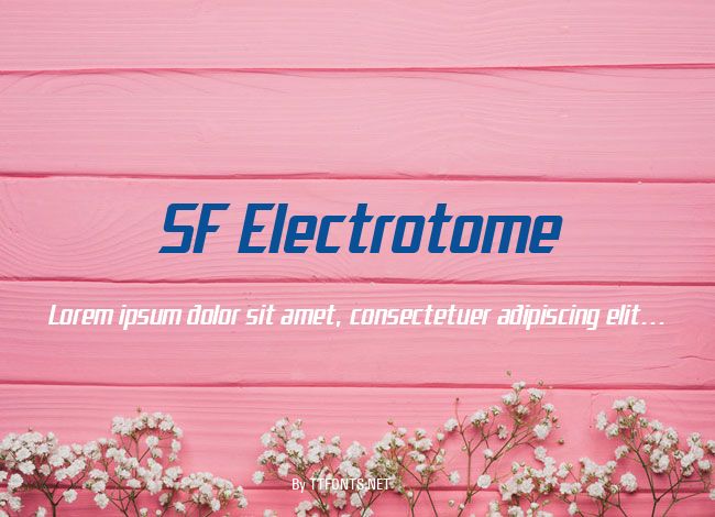 SF Electrotome example