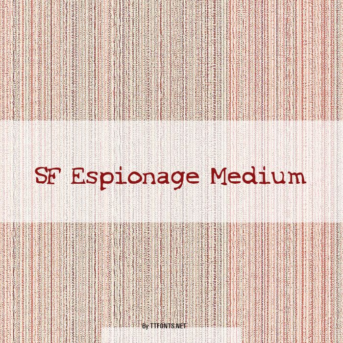 SF Espionage Medium example