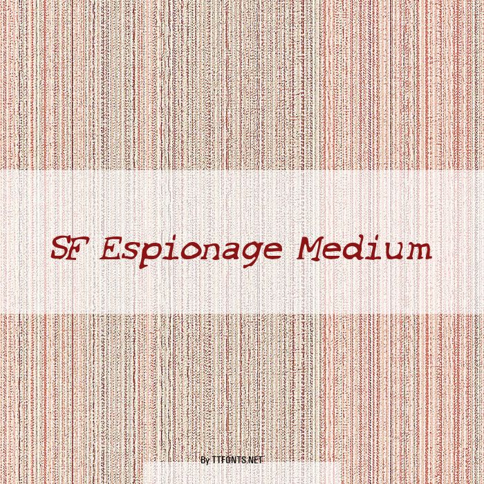 SF Espionage Medium example