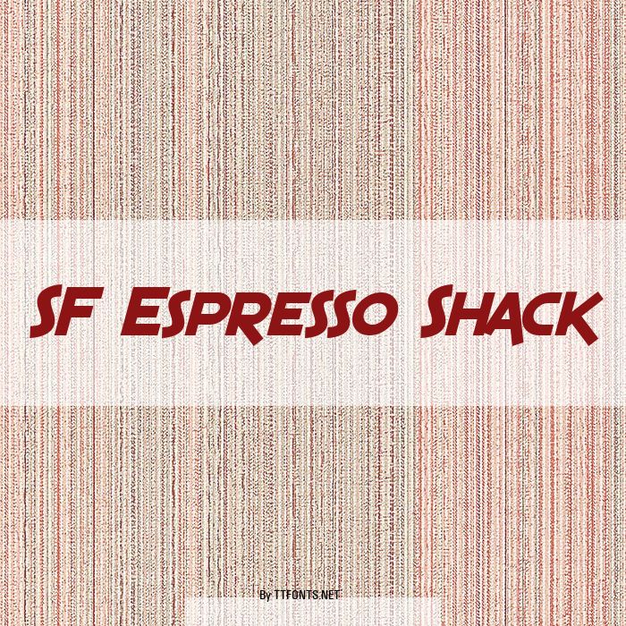 SF Espresso Shack example