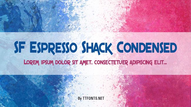 SF Espresso Shack Condensed example