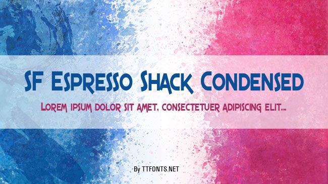 SF Espresso Shack Condensed example