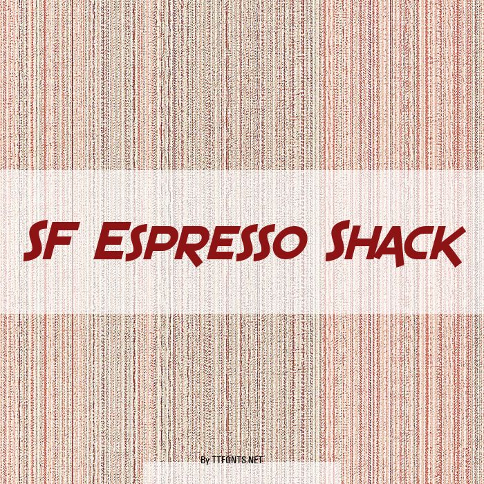 SF Espresso Shack example