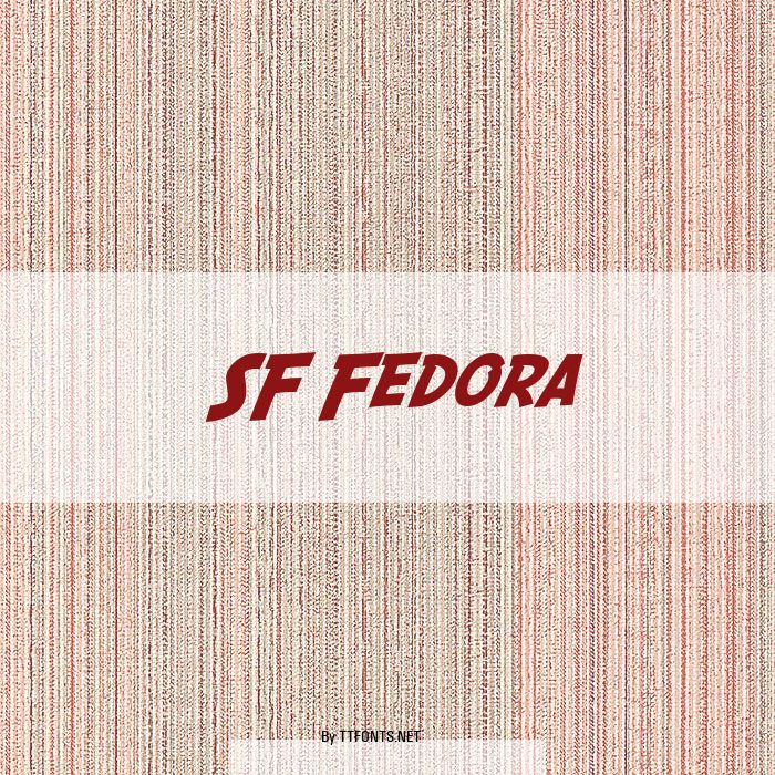 SF Fedora example