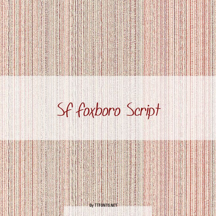 SF Foxboro Script example