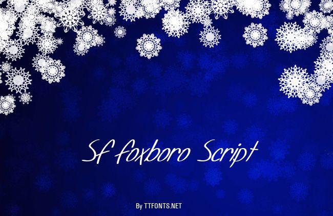 SF Foxboro Script example