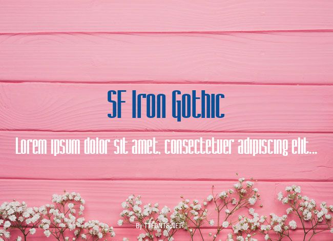 SF Iron Gothic example