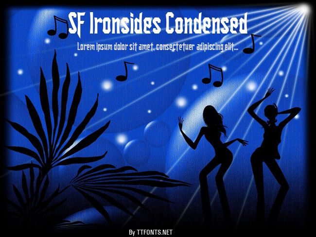 SF Ironsides Condensed example