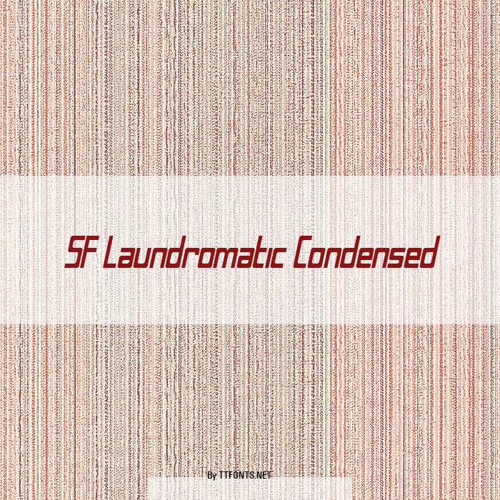 SF Laundromatic Condensed example