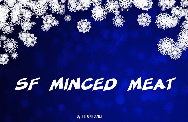 SF Minced Meat example