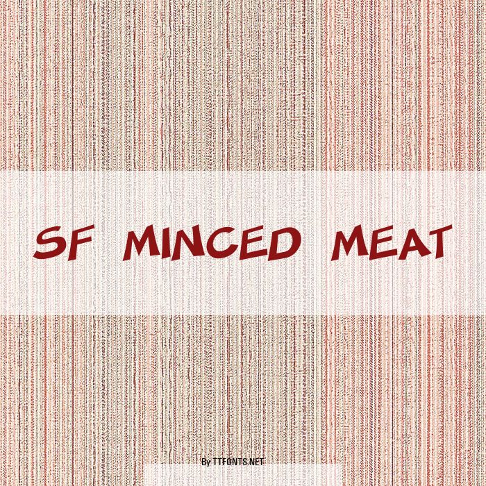 SF Minced Meat example