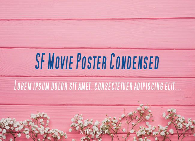 SF Movie Poster Condensed example