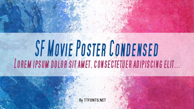 SF Movie Poster Condensed example