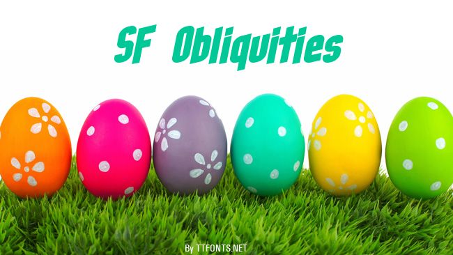 SF Obliquities example