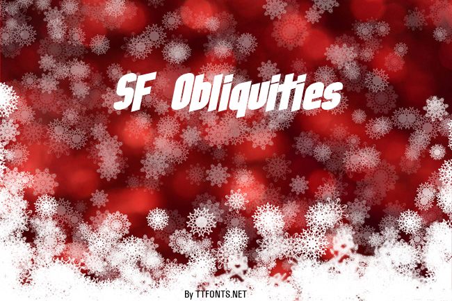 SF Obliquities example