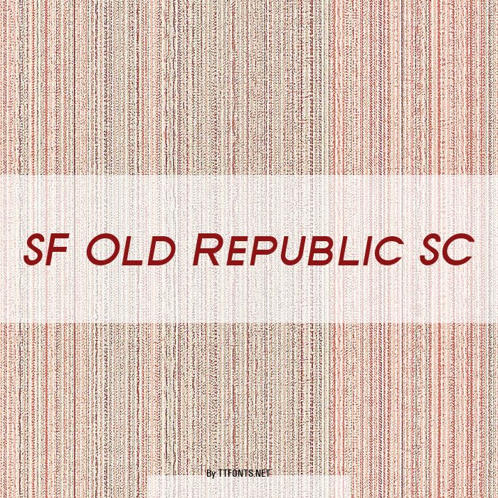 SF Old Republic SC example