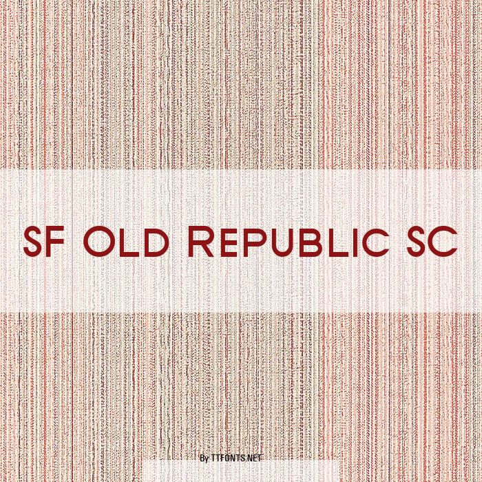 SF Old Republic SC example