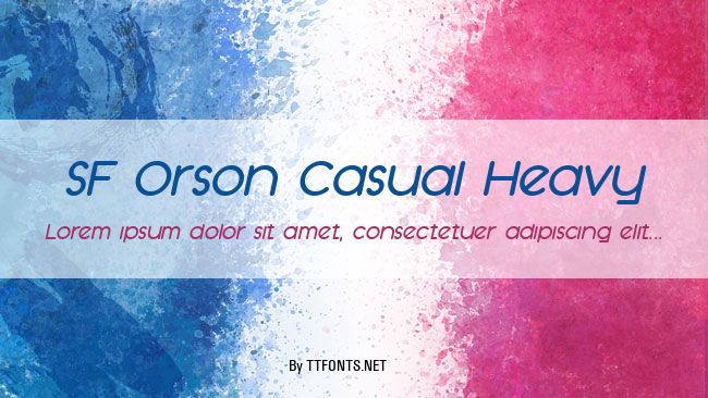 SF Orson Casual Heavy example