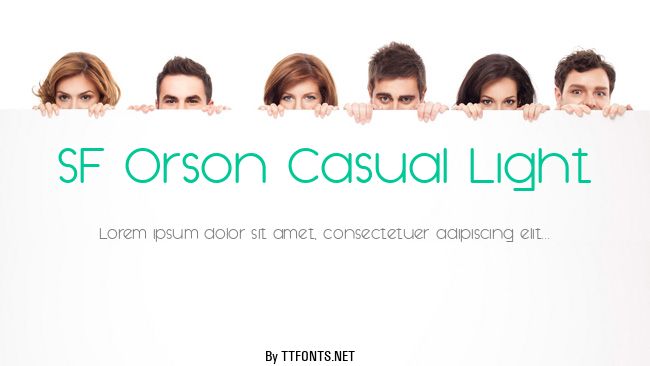 SF Orson Casual Light example
